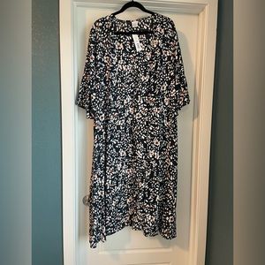 Patterned kimono duster